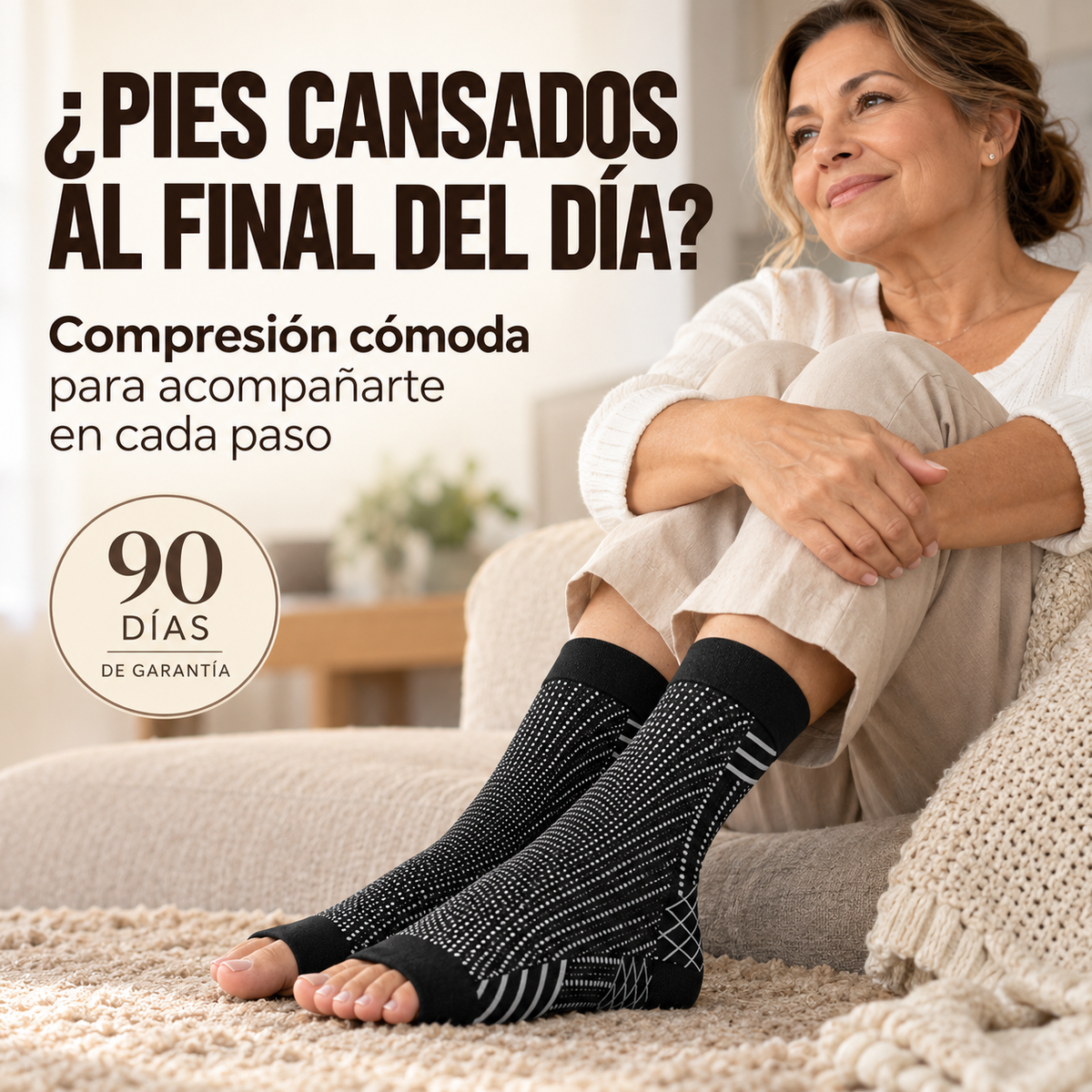 Medias de Compresión – Alivio para Pies Cansados